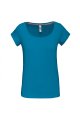 Dames T-shirt Boothals Kariban K384 TROPICAL BLUE